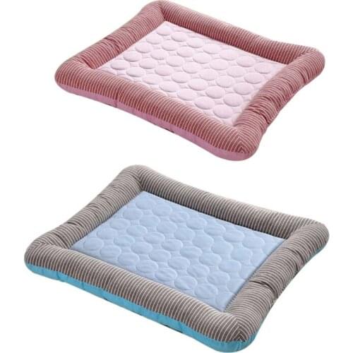 Summer Cooling Mat for Dogs Cats Pet Self Cooling Mat Soft Rectangle Washable Bed Cushion for Small Medium Large Breed