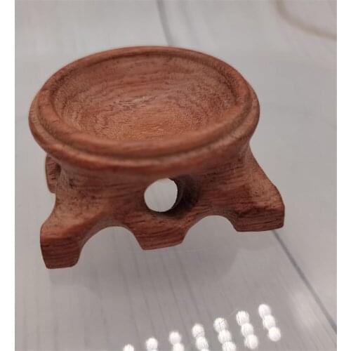 1pcs Crystal Ball Base Displaying Stand Decorative Base Wood Carving Pedestal for Home Decor Storage Display