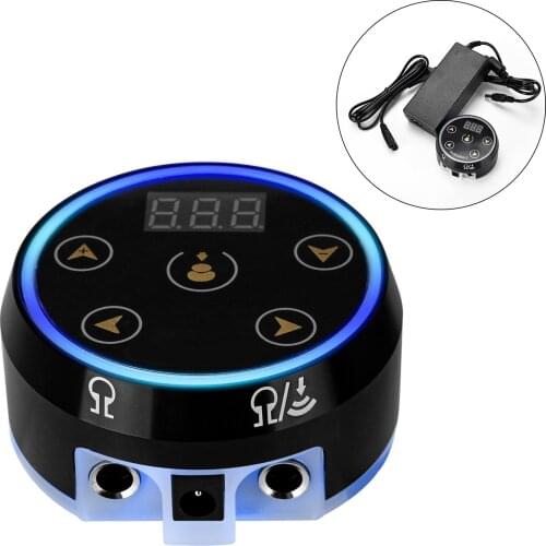 Tattoo Supplies Mini Tattoo Power Supply US Plug for Tattoo Machine,with Touch Screen Panel Usb Led Digital Power Supply