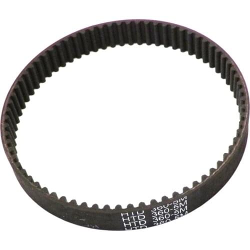 HTD5M timing belt 360-5M-15 Teeth 72 Width 15mm Length 360mm rubber closed-loop belt 360-5M S5M Belt 5M Pulley