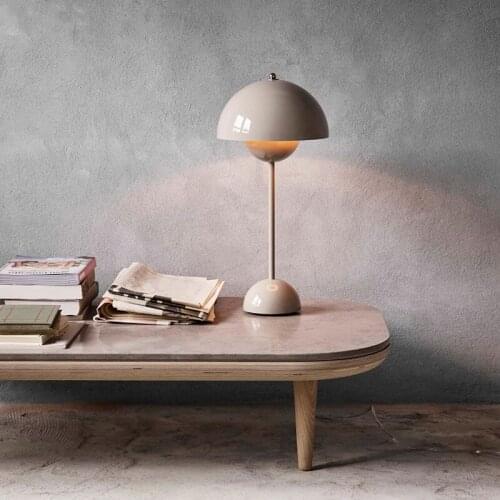 Modern Table Lamp Colorful Iron Table Lamps For Bedroom Living Room Home Study Desk Decor Light E27 Nordic Designer Bedside Lamp