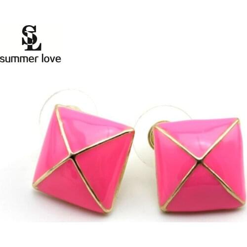 Серьги-гвоздики Summer love China At AliExpress
