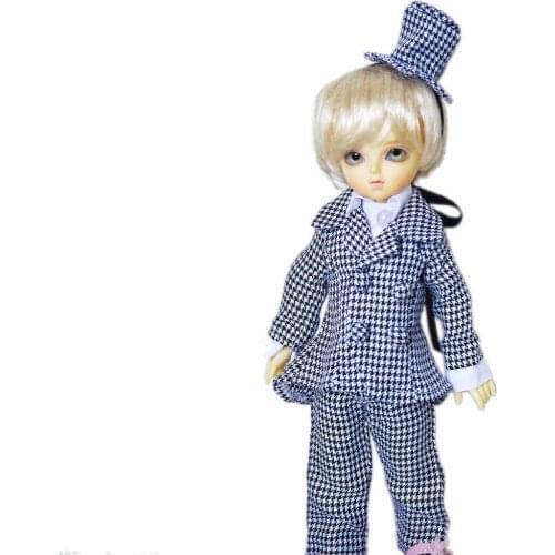 [wamami] 399# Black Plaid Pants/Suit/Outfit 1/6 SD AOD DOD DZ BJD Dollfie
