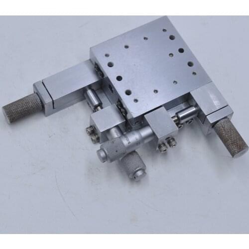 Japan imported XY axis cross roller micrometer rotation optical displacement fine adjustment slide stainless steel 60mm