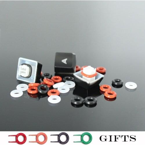 110pcs Keycaps O Ring Seal Switch Sound Dampeners For Cherry MX Keyboard Damper Replacement Noise Reduction Keyboard O-ring Seal