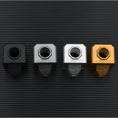 14MM CCW Agency Arms 417 Compensator For Airsoft GBB Toy Gun Gel Blaster Kublai P1 Glock G17 G18 G19 G26 G34 G43 GEN 1 2 3 4 5