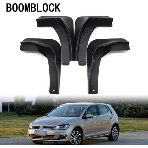 4pcs Car Front Rear Mud Flaps Mud Flap Mudguards Fender For Volkswagen Golf 7 VW Golf Mk7 Accessories 2013 2014 2015 2016 2017