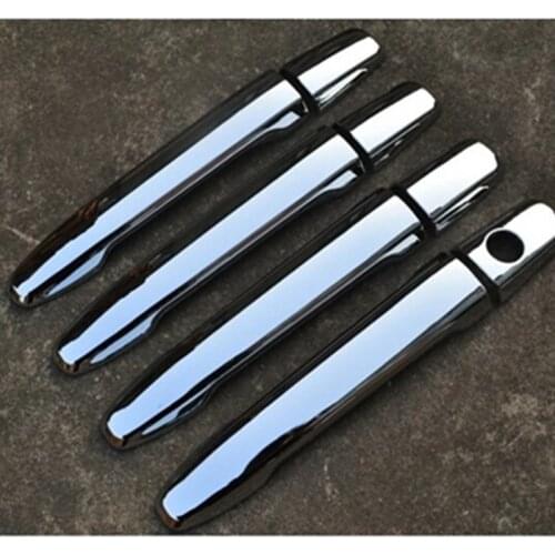 Car styling FOR 2008-2019 MITSUBISHI OUTLANDER 2010 ASX / SPORT /RVR LANCER 2008 CHROME DOOR HANDLE CATCH COVER TRIM 2012 2011