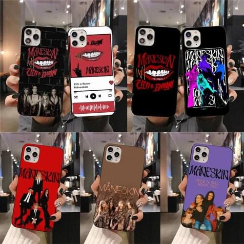 Maneskin Damiano David Phone Case For iphone 12 11 Pro Max Mini XS Max 8 7 6 6S Plus X 5S SE 2020 XR cover