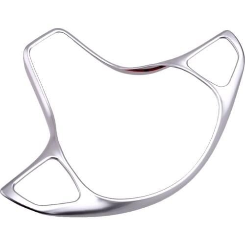 Steering Wheel Button Cover Trim Decor ABS Matte Silver fit for Mercedes-Benz Vito W447 2014 2015 2016 2017 2018 2019