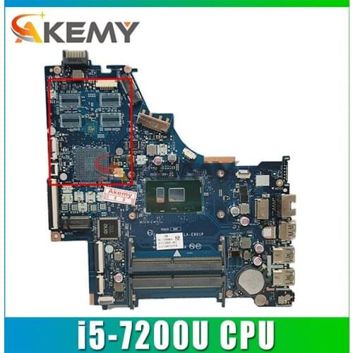 For HP 15-BS Laptop Motherboard 924751-601 924751-501 924751-001 CKL50 LA-E801P With i5-7200U CPU DDR4 MB 100% Tested Fast Ship