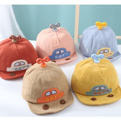 Newborn Baby Baseball Cap Cute Calf Kids Peaked Caps Children Autumn Cartoon Printed Hat Soft Brim Boys Girls Hats Accessories