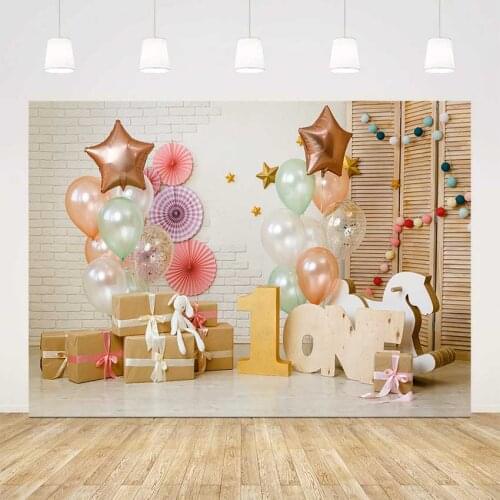 1st birthday cake party decoration background for photo studio first birthday theme party backdrop for newborn photography prop