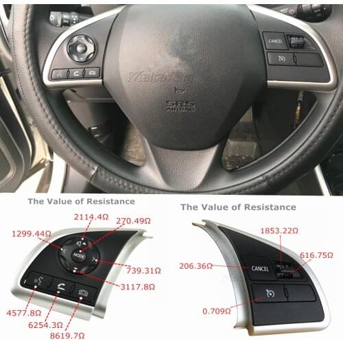 For Mitsubishi Outlander Mirage / ASX 2013 2014 Audio Radio Control Cruise Control Switch Steering Wheel Switch Button