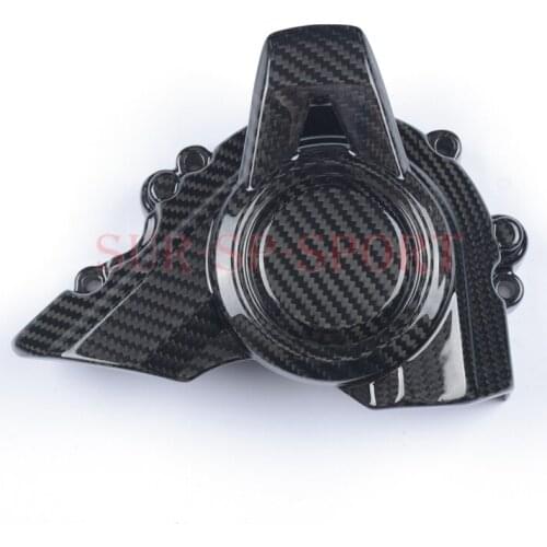 Sprocket Cover For Kawasaki Z900 ABS 2017 2020 Full Carbon Fiber 100% Twill