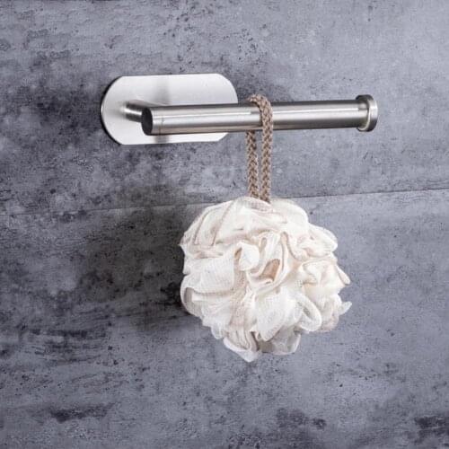 Kitchen Roll Paper Self Adhesive Wall Mount Toilet Paper Holder Stainless Steel Bathroom Tissue Towel Accessories Rack Holders
