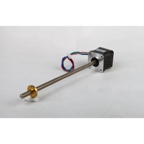 Linear Motor! Wantai 1pc Nema 17 Stepper Motor 300mm stroke travel DIY CNC Robot reprap 3D printer 42BYGHW609L250-X-300CE ROHS