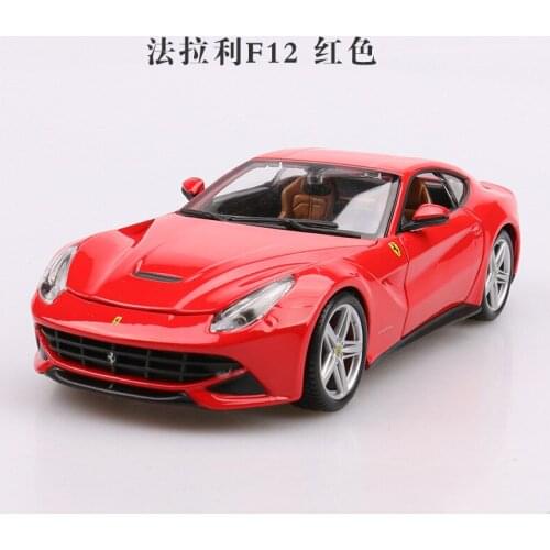 1:24 high simulation alloy car model super F12 TDF car model toys for children gifts