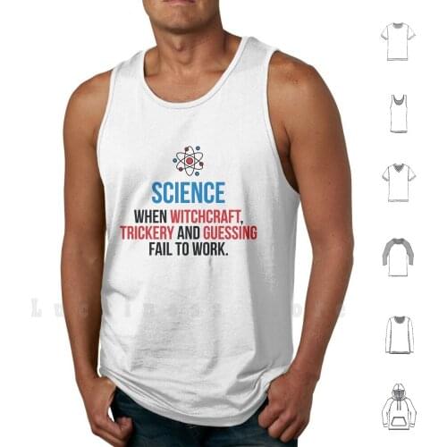 Science tank tops vest 100% Cotton Pun Chemistry Engineer Engineering Particle Science Geek Funny Funny Nerd Geek Geeks Humor