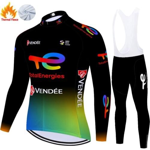 2021 total new energies Winter Thermal Fleece Uniforme Ciclismo Hombre Ropa Ciclismo Hombre Uniforme Ciclismo Ciclismo Ciclismo