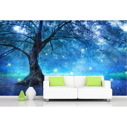 Custom mural 3d photo wallpaper HD Magic Mysterious Forest background home decor living room 3d murals wallpaper for wall 3 d