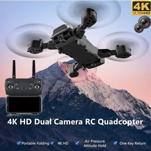 Air Pressure Altitude Hold WIFI RC Drone 4K Dual Camera Switch 3D Roll Gravity Induction APP Control FPV Foldable RC Quadcopter