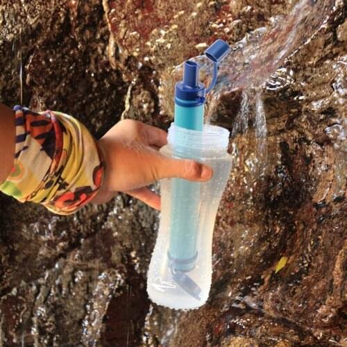 Outdoor Water Purifier Camping Hiking Emergency Life Portable Purifier Water Filter MAZI888