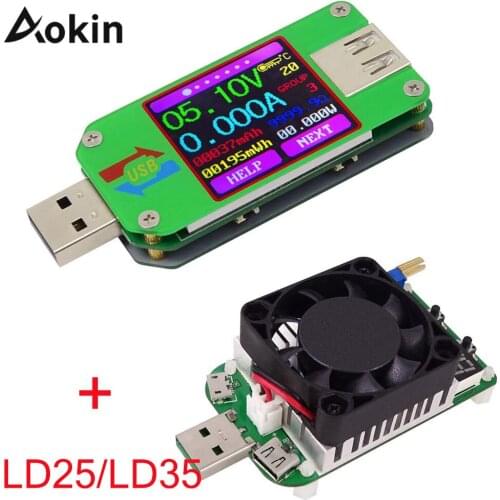 Um24 Um24c Voltmeter Ammeter For App Usb 2.0 Lcd Display Battery Charge Voltage Current Meter Multimeter Cable Measure Tester