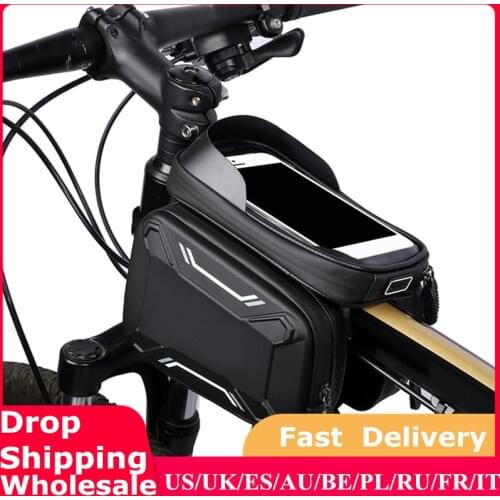 Bicycle Bags Front Frame MTB Bike Bag Cycling Accessories Waterproof Screen Touch Top Tube Phone Bag