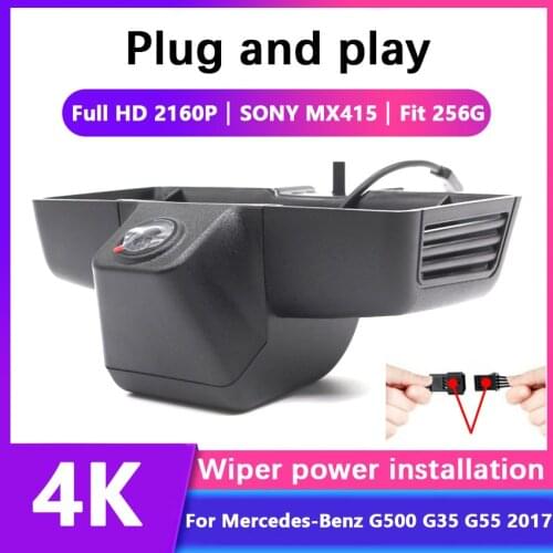 New 4K Car Driving Recorder Easy to install For Mercedes-Benz G500 G35 G55 2017 Car DVR Wifi Video Recorder Dash Camera HD 2160P