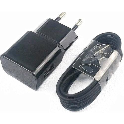 For Samsung Charger USB Charge adapter For Galaxy a8 a6 a5 Note 4 5 J3 J5 2017/2016 J7 S6 S7 edge S4 MICRO USB CABLE EU Adapter