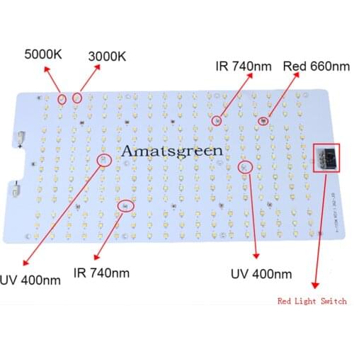 120W LED Grow Light Samsung LM301H 3000K 3500K 4000K 5000K Red IR UV Full Spectrum Quantum PCB Board for Horticulture Lighting
