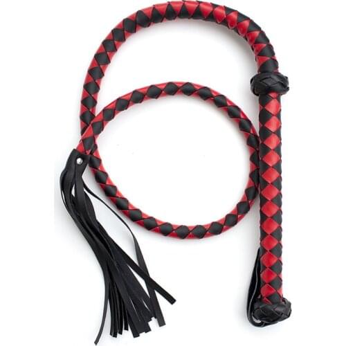 150cm PU Leather Sex Whip Fetish Sexy Knout Flirt Adult Games Bondage Sex Toys For Couples Spanking Paddle XN0143