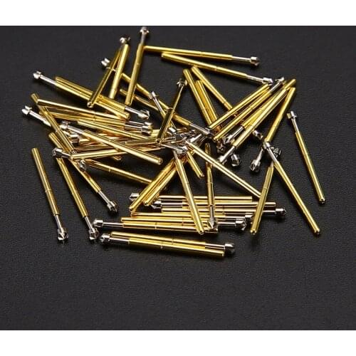 50pcs/lot P75-LM2 Spring Test Probe Pogo Pin Dia. 1.02mm Receptacle Test Probes Pins Tool Set