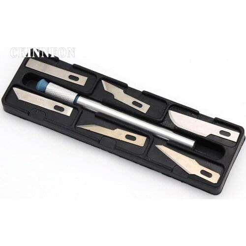 500set Practical New Multi-function Scrapbooking Model Hobby Crafts 7 In 1 Carving Knife Tool Set