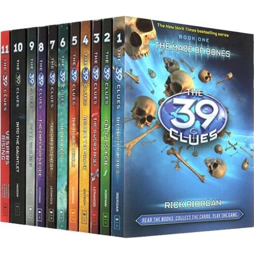 8-15 year 11 book/set The 39 Clues Children English picture story books Detective story novel childrens bridge Chapter Books