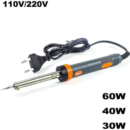 Electric tin soldering iron electric welder for electronics heat pencil 30w 40w 60w external heating tool with indicator light