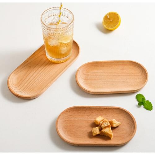 INS Photography Chic Wooden Afternoon Tea Snack Fruit Storage Tray Vintage Food Photography Trays Props Classic Decoration Items