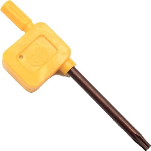 Yellow flag wrench T15 Torx screw wrench standard Torx CNC tool holder Lathe accessory tool Tools Holder Accessories
