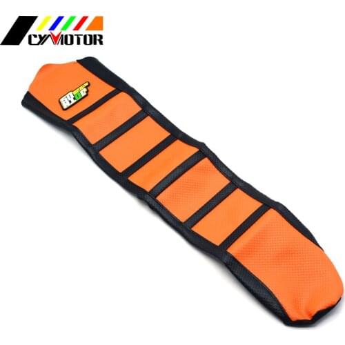 Motorcycle Leather Gripper Soft Seat Cover For KTM SX85 SX 85 2013 2014 2015 2016 13 14 15 16