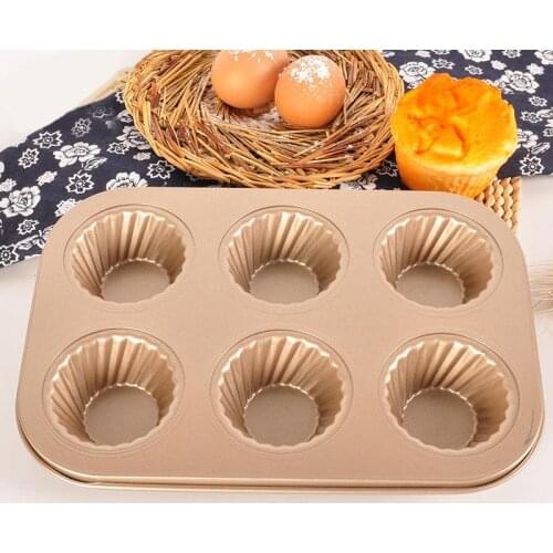 Metal Donut Pan 9 Holes Non-Stick Pattern Solid Color Doughnut Baking Mold Kitchen Bagel Mould