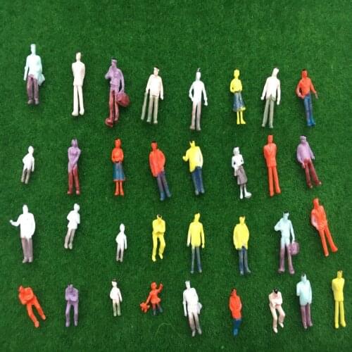 100Pcs/lot 1:100 Scale Model Miniature Figures Architectural Model Human Scale Model ABS Plastic Peoples