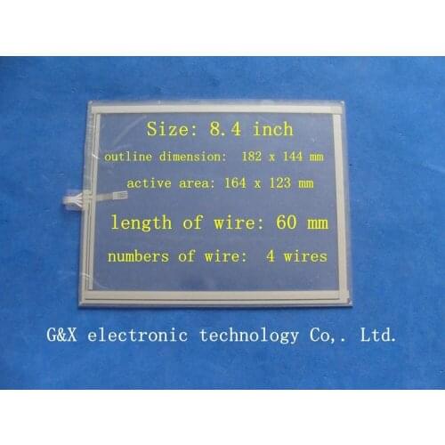 NTX0100-7201R 5 9 NTX0100-5601R Original 8.4 inch 4 Wire Resistive Touch Screen Panel