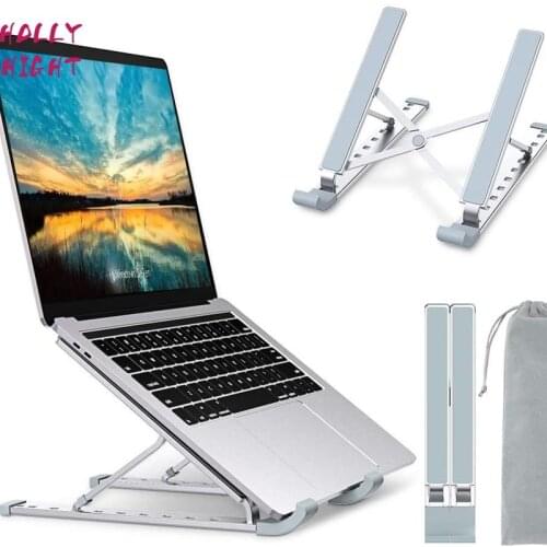 Hollyhight Laptop Stand for MacBook Pro Notebook Stand Foldable Aluminium Alloy Tablet Stand Bracket Laptop Holder for Notebook