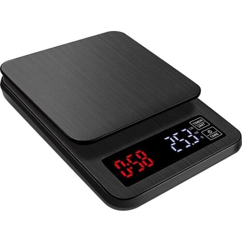 0.1g 5kg/0.1g Drip Coffee Scale With Timer Portable Electronic Digital Kitchen Scale High Precision LCD Electronic Scales