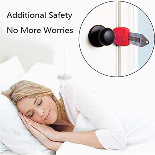 Portable Hotel Door Lock Locks Self-Defense Door Stopper Travel Door Security Lock Anti Theft Security Privacy Hotel Home Room