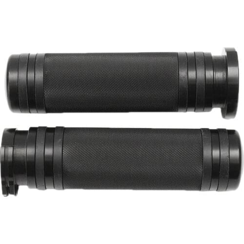 25mm Rubber Handlebar Hand Grip Bar End Motorcycle Brake Lever Sleeves Black, Non-Slip