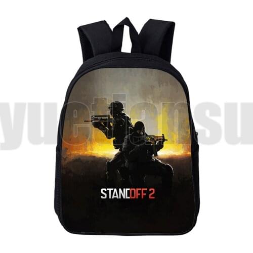 12/16 Inch Shooting Game Bags 3D Print Cartoon Standoff 2 Backpack Children Teenagers Mochila Anime Back To School Bag Pack