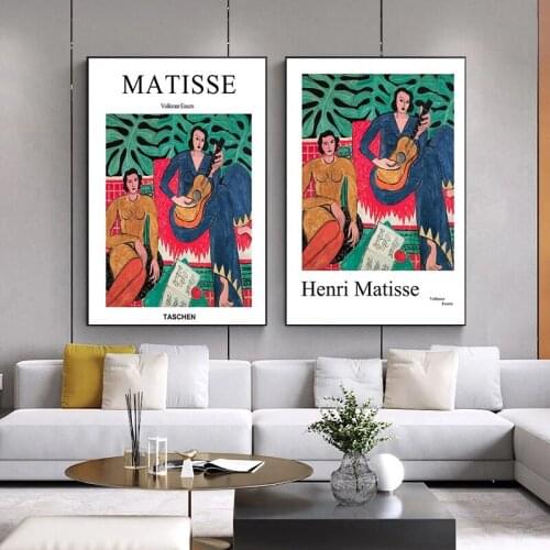 Fauvism Art By Henri Matisse Canvas Painting Music Art Posters and Prints Vintage Wall Art Pictures for Living Room Home Decor