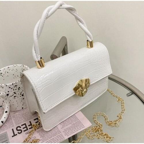 High Quality Handbags for women 2021 Soft Leather Shoulder Bags Fashion Chain Strap Crossbody Bag Designer Small Square Bag